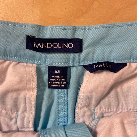 Bandolino Sky Blue Ivette Shorts 16 W (OS) - Picture 6 of 9